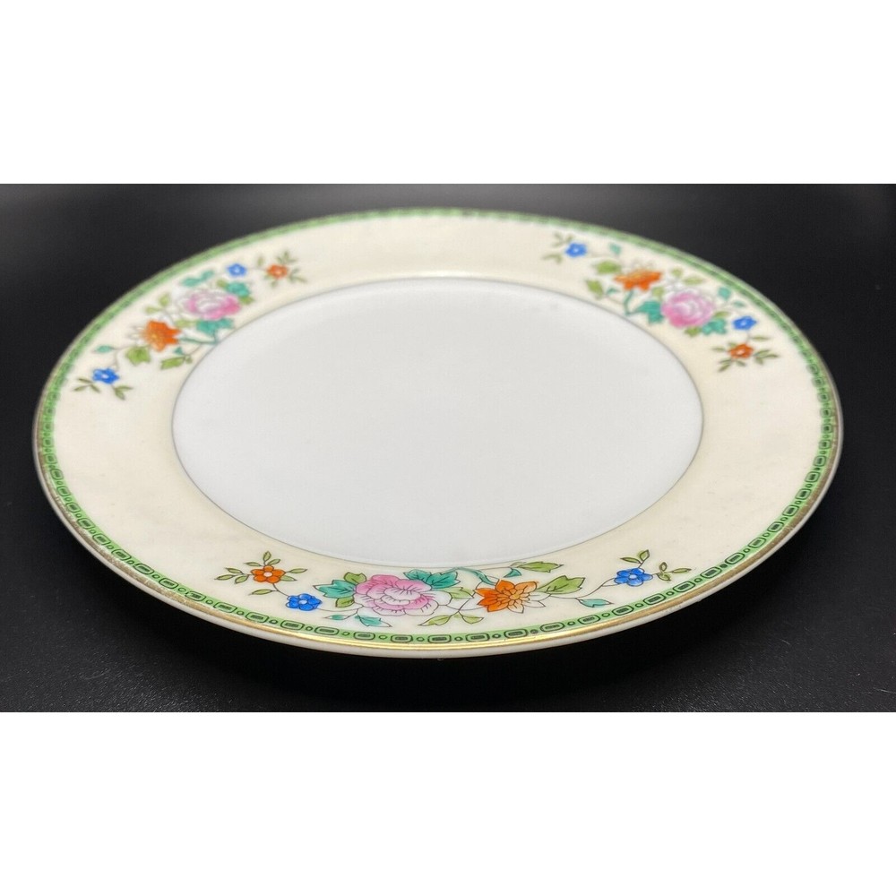 Bread Plate By Meito China Hand Painted From Japan VINTAGE #2 - Picture 3 of 5